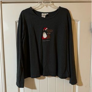 Ladies Hot Cotton XL Christmas shirt